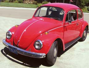 red VW bug